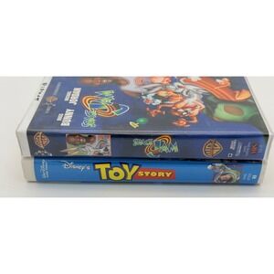Disney Toy Story & Space Jam VHS Bundle Michael Jordan Looney Tunes 90s Movies
